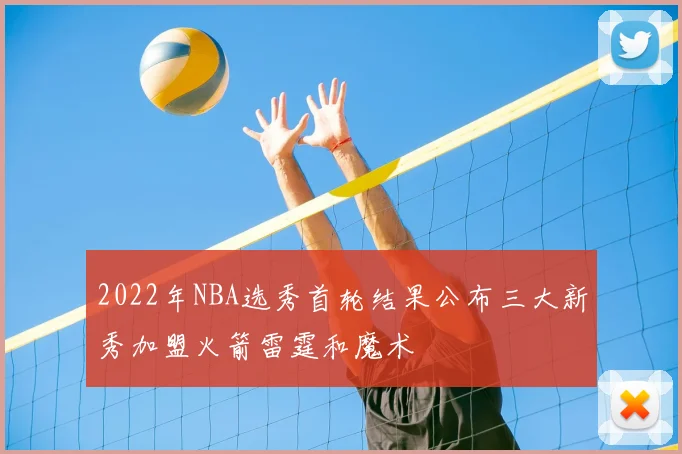 2022年NBA选秀首轮结果公布三大新秀加盟火箭雷霆和魔术