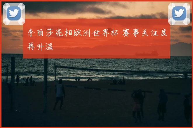 李丽莎亮相欧洲世界杯 赛事关注度再升温
