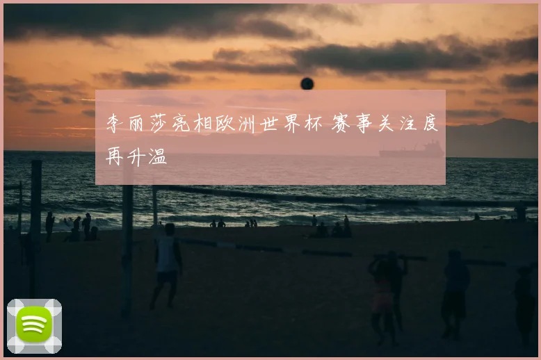 李丽莎亮相欧洲世界杯 赛事关注度再升温